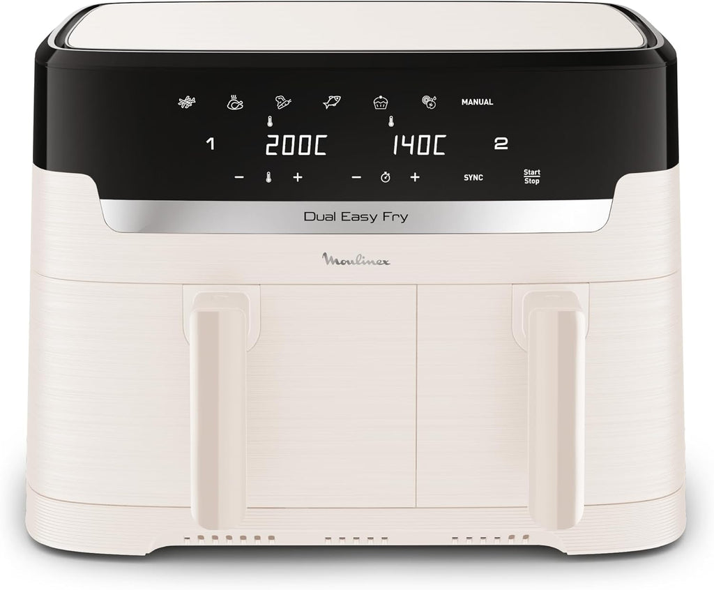 Moulinex Dual Easy Fry COLLECTION IVOIRE  (8L) – Double Panier