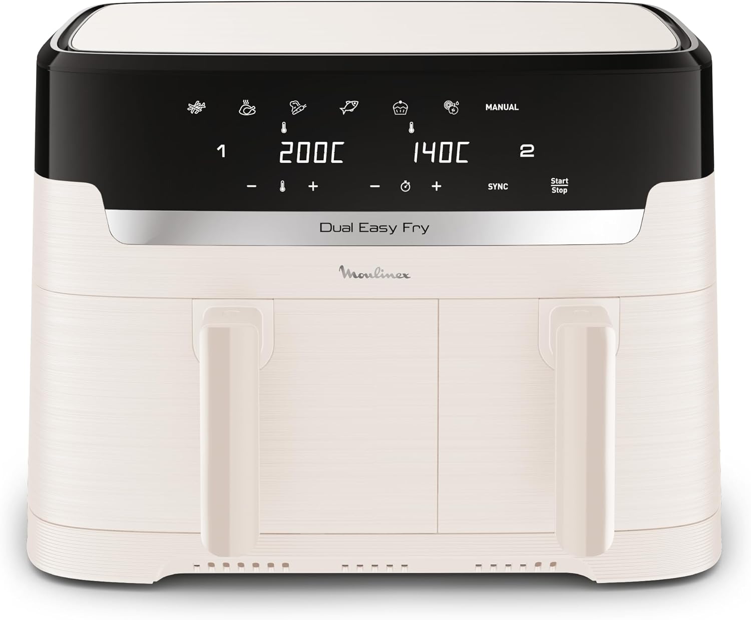 Moulinex Dual Easy Fry COLLECTION IVOIRE  (8L) – Double Panier