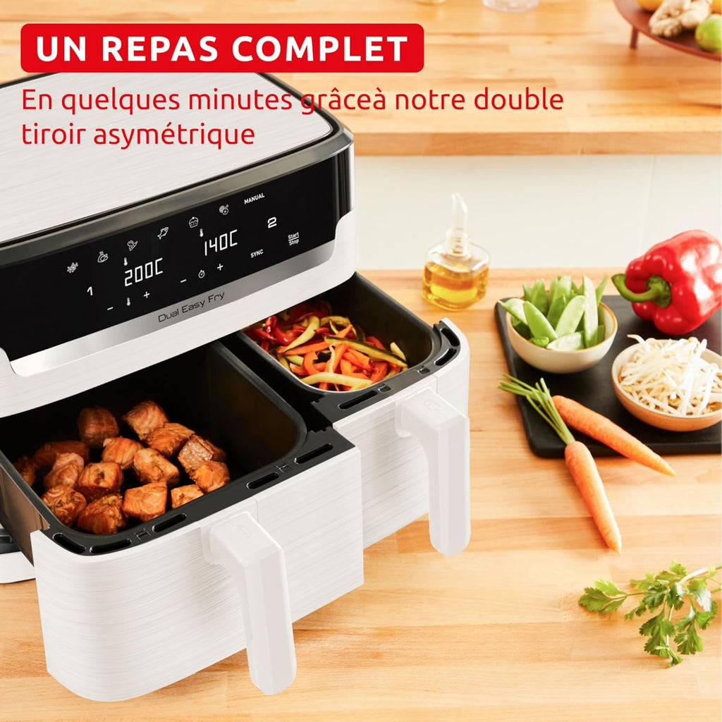 Moulinex Dual Easy Fry COLLECTION IVOIRE  (8L) – Double Panier
